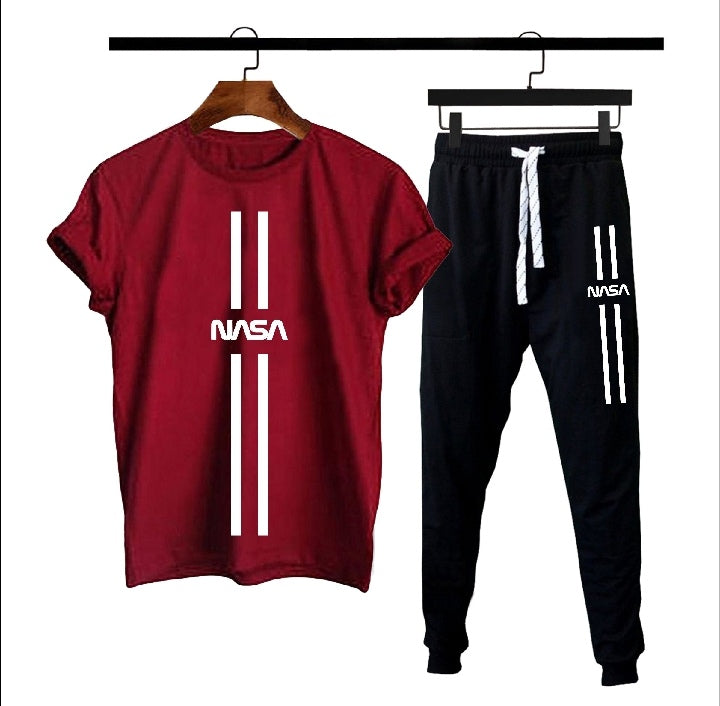 Nasa printed Men's clothing comfortable stuff for summer
