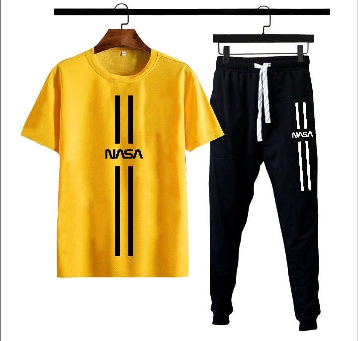 Nasa printed Men's clothing comfortable stuff for summer